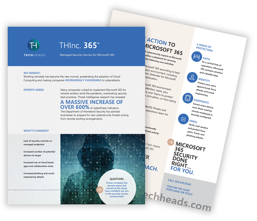 Microsoft 365 Security - Tech Heads Inc.